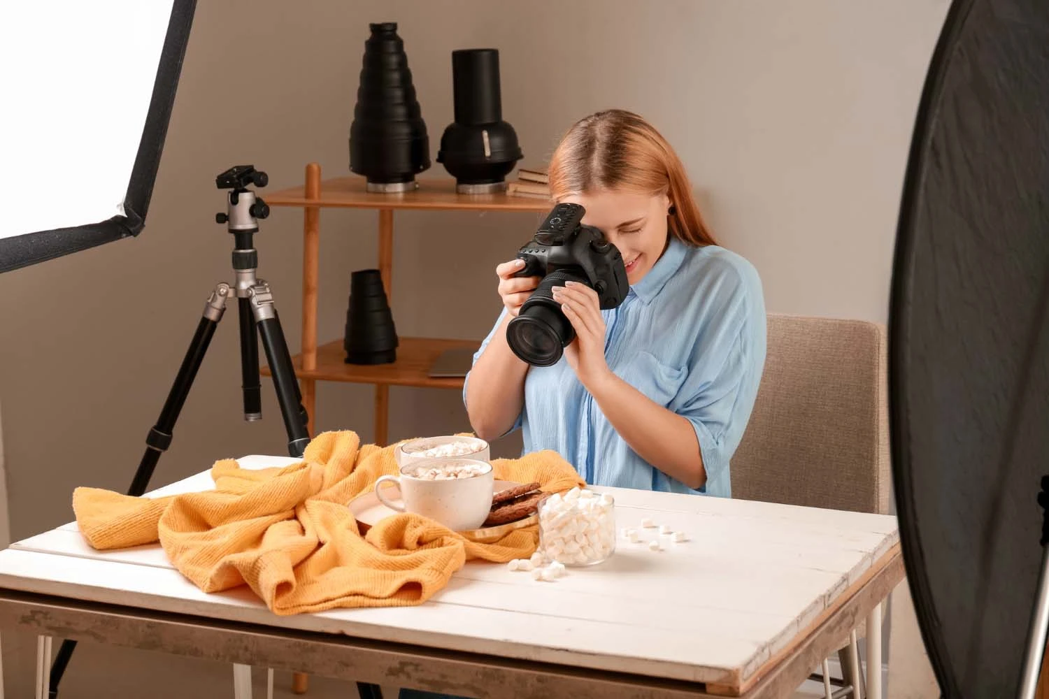 side-view-woman-working-photography-studio
